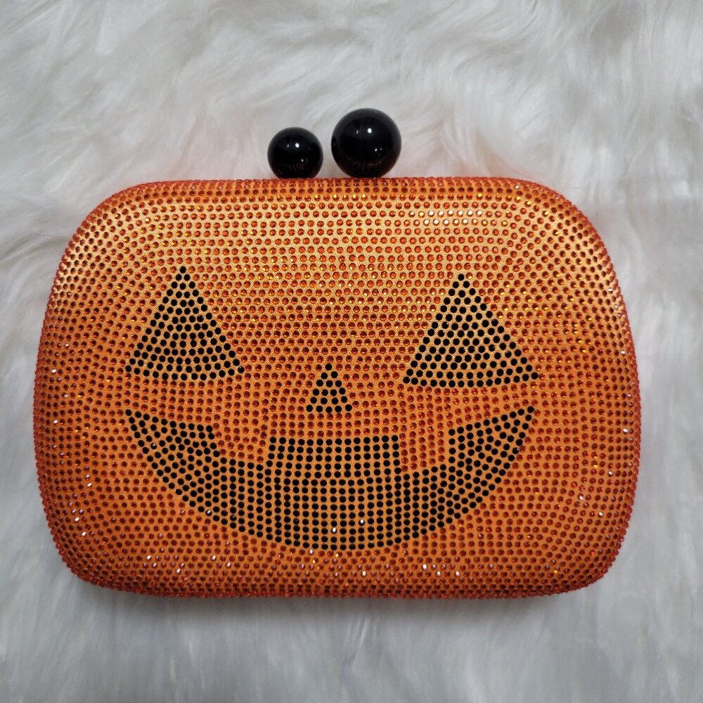 Bling Pumpkin Clutch Bag